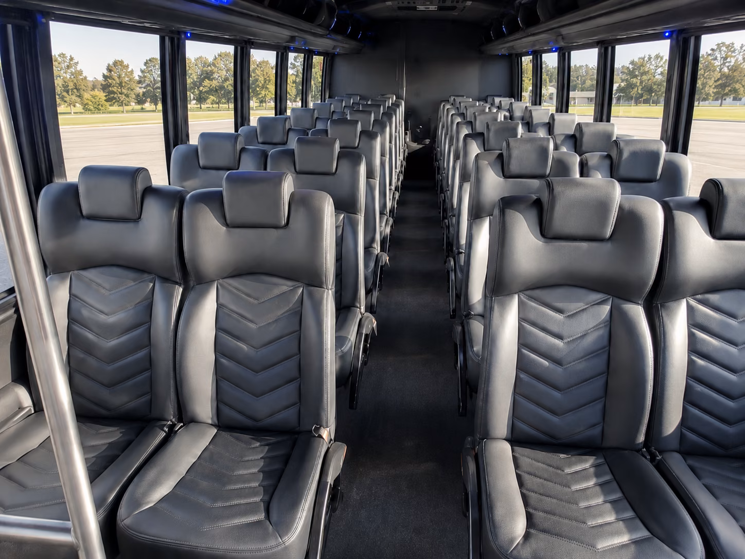 hamilton airport transportation onboard seating