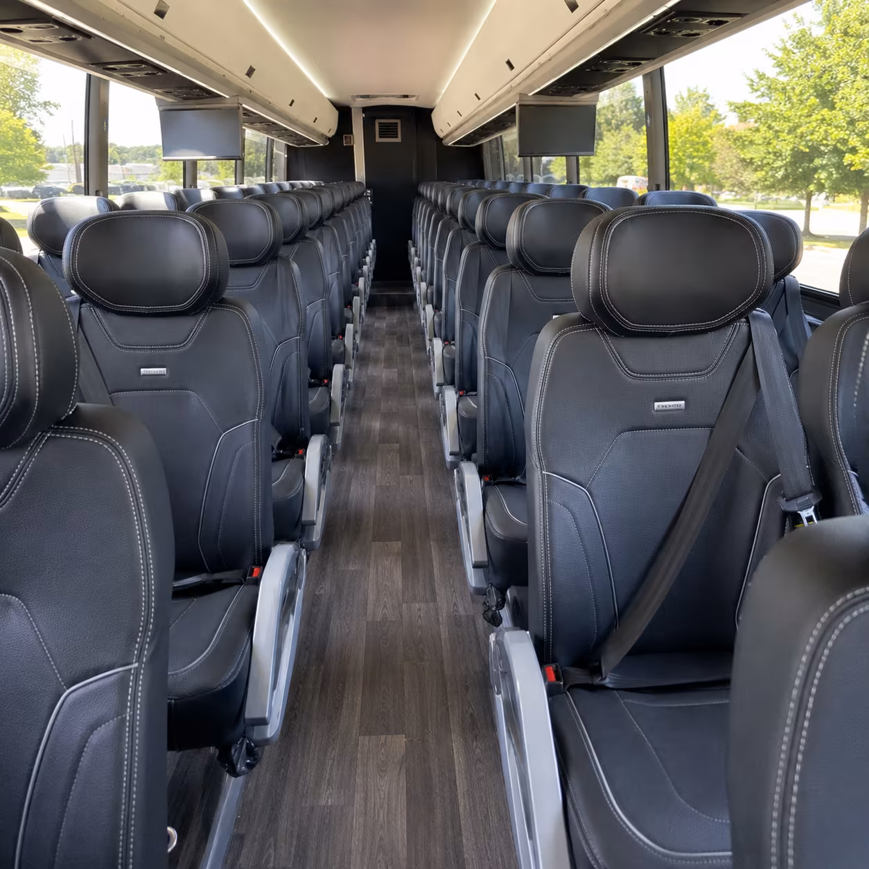 hamilton wedding transportation onboard seating